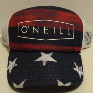 O'Neill Stars Men Snapback Red White Blue Graphic Outdoors Flag Hat Cap